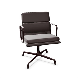 Vitra Soft Pad EA 207 Kontorsstol Plommon/Mörk Bordeaux