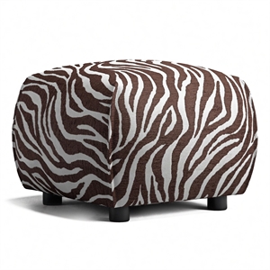 Decotique Le Petite Puff Zebra/ Brun/ Vit