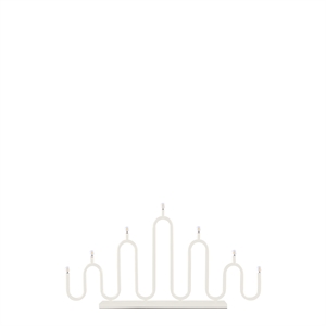 Globen Lighting Noel 7 Adventsljusstake/Bärbar Lampa Elfenbensvit