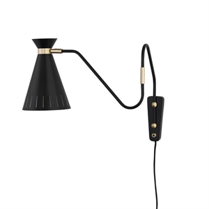 Warm Nordic Cone Vägglampa Svart Noir