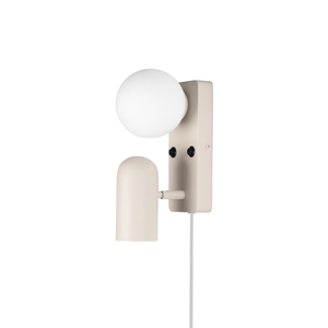 Globen Lighting Doppio Vägglampa Beige