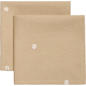 Decotique Daisy Servett Set om 2 Beige