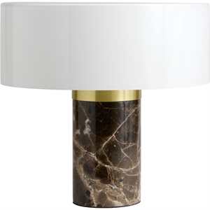 Decotique Halo Marmor Bordslampa Opal/ Brun