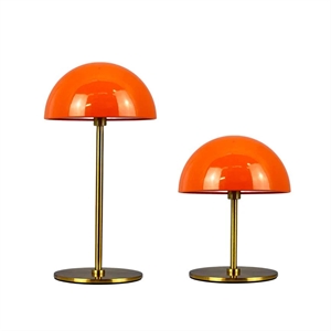 Dyberg Larsen ALONG Mini Bordslampa LED 2 st Orange/ Mässing