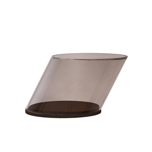 NORR11 Tiltbart Soffbord Rökfärgat/glas