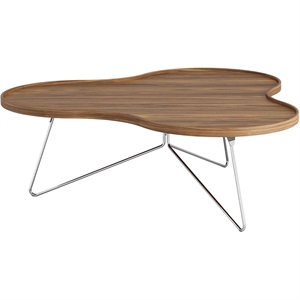 Swedese Flower Mono Soffbord 114x39 Krom/ Valnöt