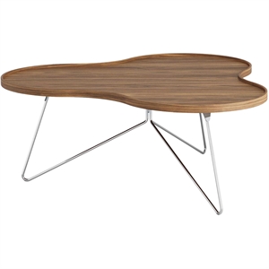 Swedese Flower Mono Soffbord 114x45 Krom/ Valnöt