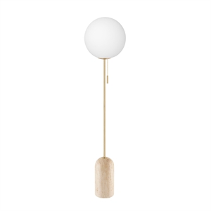 Globen Lighting Torrano Golvlampa Beige Travertin