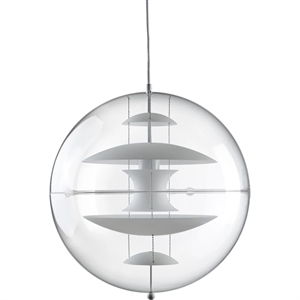 Verner Panton Globe Glas Taklampa Stor