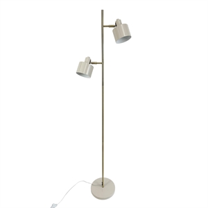 Dyberg Larsen Ocean Golvlampa Beige/ Mässing