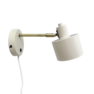 Dyberg Larsen Ocean Vägglampa Beige/ Mässing