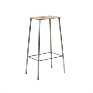 Frama Adam Pall H76 Rå Stål/Läder