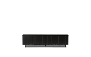 Normann Copenhagen Rib Sideboard Low Soft Svart