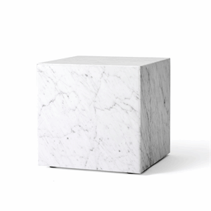 Audo Plinth Soffbord Kubisk Carrara Marmor