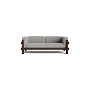 Normann Copenhagen Kube 3-sitssoffa mörkbrun/Remix 133