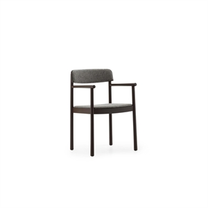 Normann Copenhagen Timb Matstol Med Armstöd Klädd Brun/ Hallingdal 368