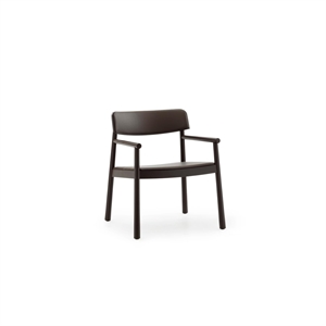 Normann Copenhagen Timb Fåtölj Klädd Brun/Choklad Läder