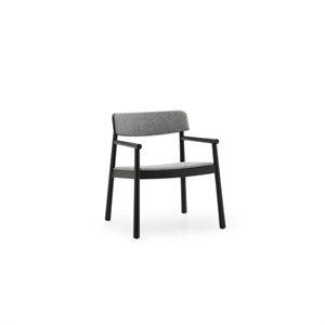 Normann Copenhagen Timb Fåtölj Klädd Svart/Hallingdal 166