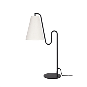Globen Lighting Lou Bordslampa Vit/ Svart