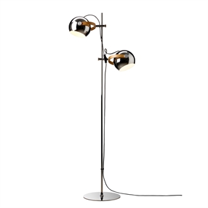 Halo Design DC Golvlampa 2-armad Ø18 Krom