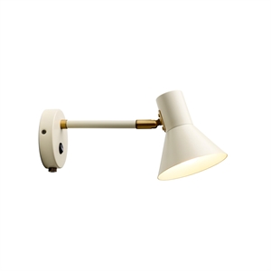 Halo Design Style Vägglampa Krämfärgad Antik