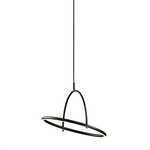 Halo Design Tiltbar Ljuskrona Ø40 Svart