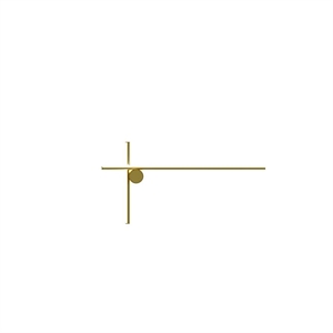 Flos Coordinates W2 Vägglampa Guld