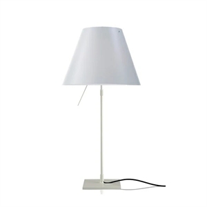 Luceplan COSTANZINA Bordslampa Vit Body & Vit Lampskärm