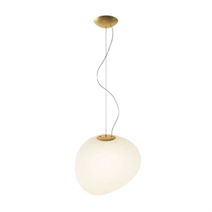 Foscarini Gregg Grande Taklampa Guld/ Vit