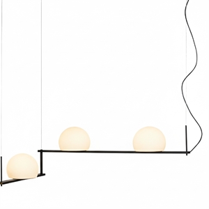 Estiluz Circ Taklampa Svart