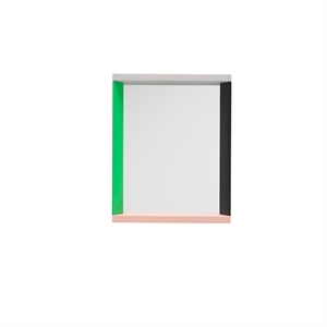 Vitra Color Spegel Liten Grön/ Rosa