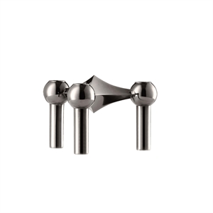 STOFF Nagel Ljusstake H6,5 Svart Krom