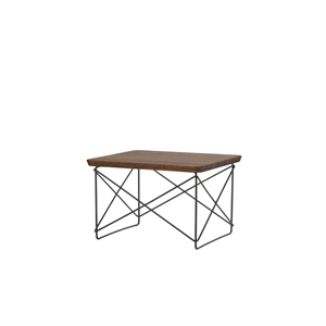 Vitra Occasional Table LTR Nattduksbord/Sidobord Mörk Valnöt/ Svart