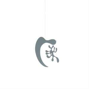 Vitra Eames Plywood Mobile Model AL Dekorativt Tillbehör Is Grey