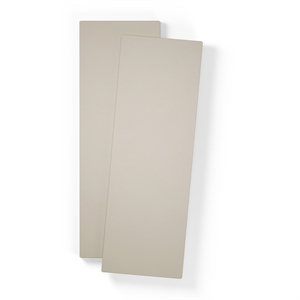 Avdelningshylla för Stort Skåp med 2 Dörrar, Set Om 2, Pebble Grey