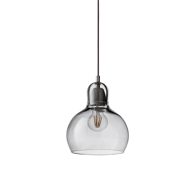 &Tradition Mega Bulb SR2 Taklampa Silver M. Svart Sladd