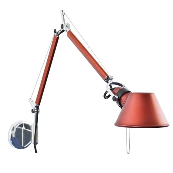 Artemide Tolomeo Micro Vägglampa Röd