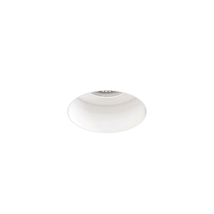 Astro Trimless Slimline Rund Fast Brandklassad IP65 Spotlight Matt Vit