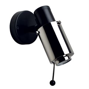 Biny Spot Vägglampa Svart & Nickel M. LED