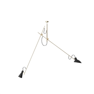 Astep VV Cinquanta Taklampa Suspension Mässing/Svart