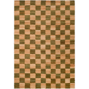Decotique Chess Matta 180x270 Jute/Grön