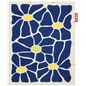 Fatboy Flying Carpet Matta 140x180 cm Marinblå/ Krämfärgad