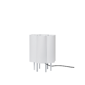Ferm Living Boe Bordslampa H28 Silver/Naturfärgad