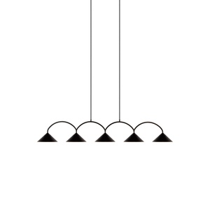 Globen Lighting Curve 5 Taklampa Svart