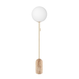 Globen Lighting Torrano Golvlampa Beige Travertin