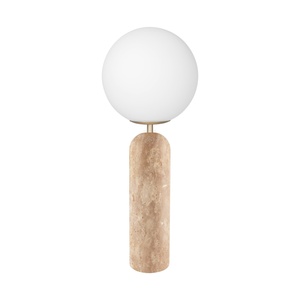 Globen Lighting Torrano Bordslampa Beige Travertin