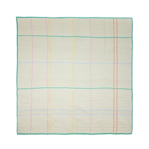 Hübsch Sen Överkast 260x260 Sandfärgad