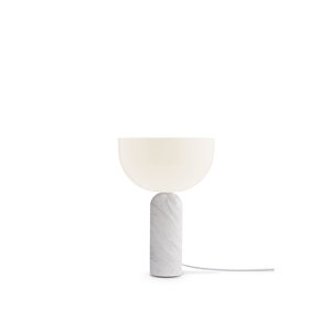 NEW WORKS Kizu Bordslampa Vit Marmor Mindre
