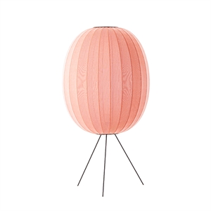 Made By Hand Knit-Wit Rund Golvlampa Ø65 Mellan Korall