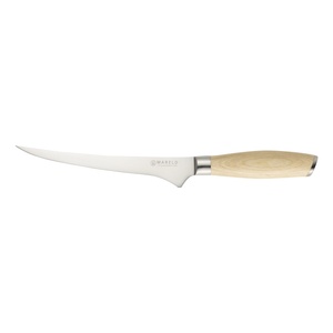 Mareld Akio Japansk Flexibel Filékniv 19 cm Ljus Trä